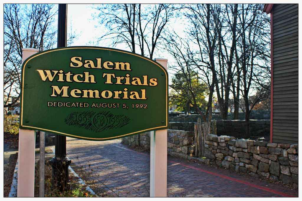 Salem Witch Trials Memorial - Salem, Massachusetts
